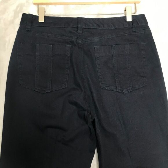 Talbots Stretch Jeans 10 Navy High Waist Mom Jean Cotton Stretch Vintage Denim - Picture 4 of 11